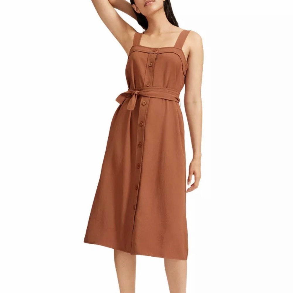 BNWT GoWeave Picnic Dress by Everlane in Cocoa